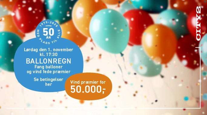 Ballonregn den 1. november, vind præmier for 50.000 kr. Ballonregn den 1. november, vind præmier for 50.000 kr.